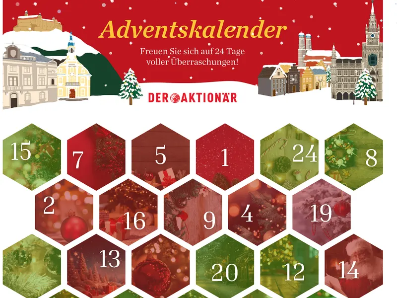 Digitaler Adventskalender von DER AKTIONÄR