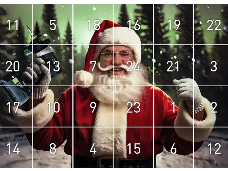 Digitaler Adventskalender von Festool